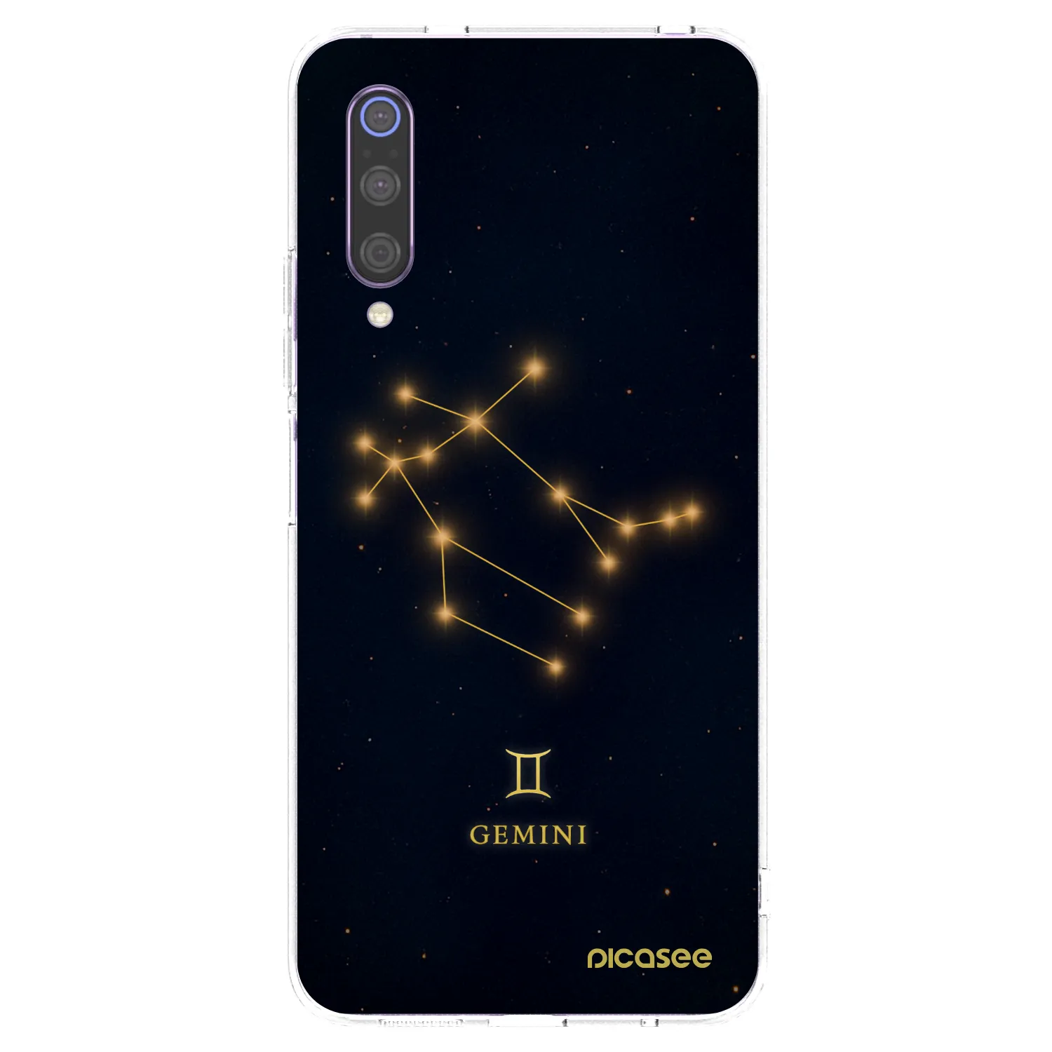 Picasee silikonska prozirna maskica za Xiaomi Mi 9 - GEMINI