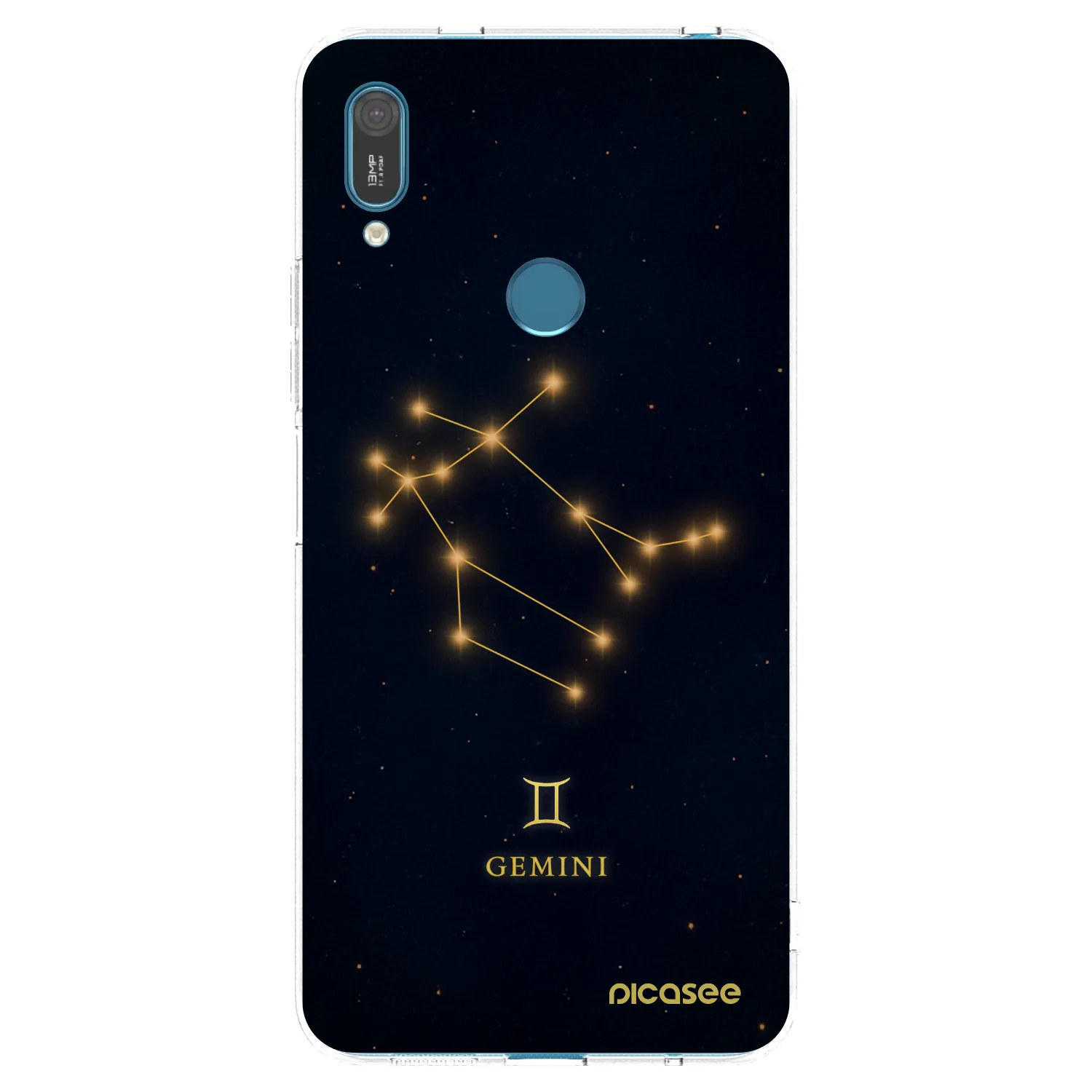 Picasee silikonska prozirna maskica za Huawei Y7 2019 - GEMINI
