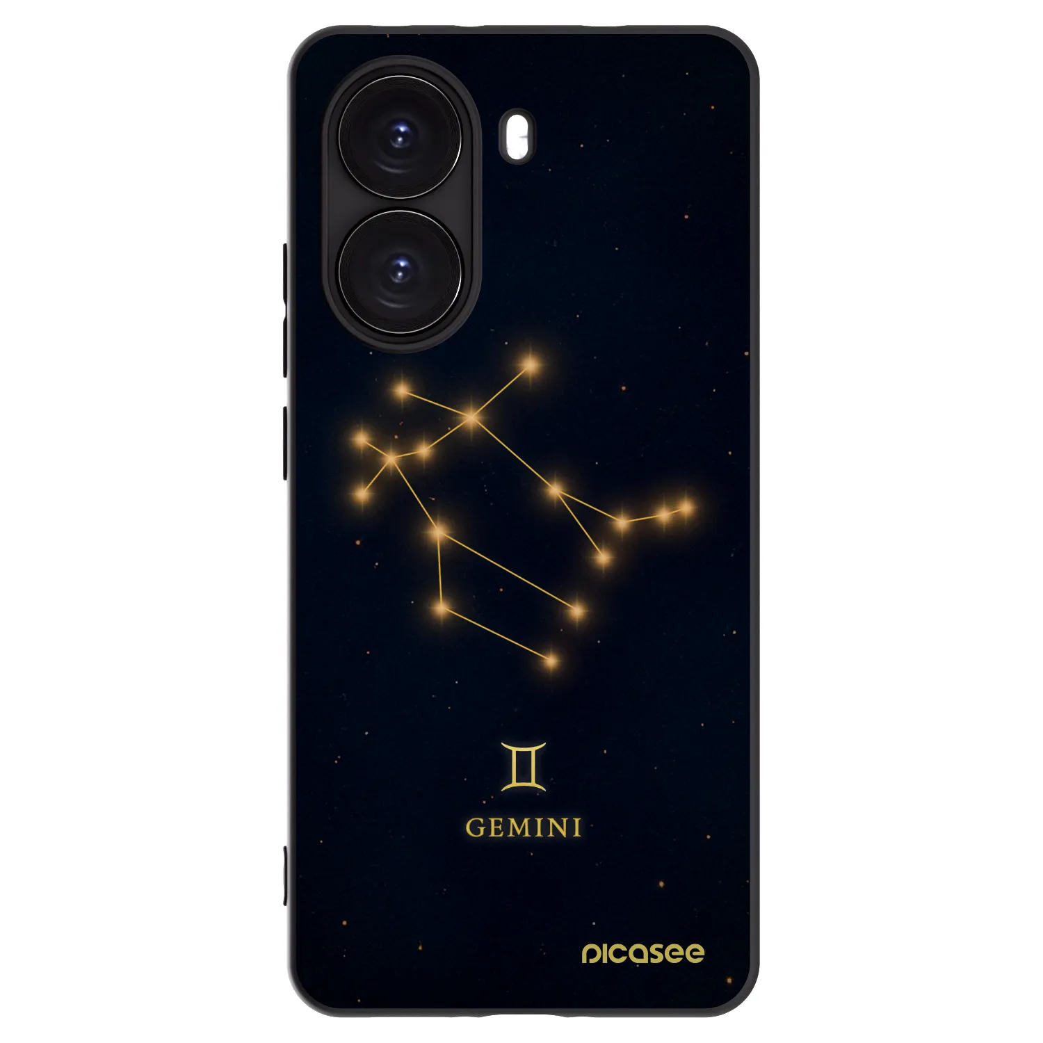 Picasee crna silikonska maskica za Xiaomi Poco X7 Pro 5G - GEMINI