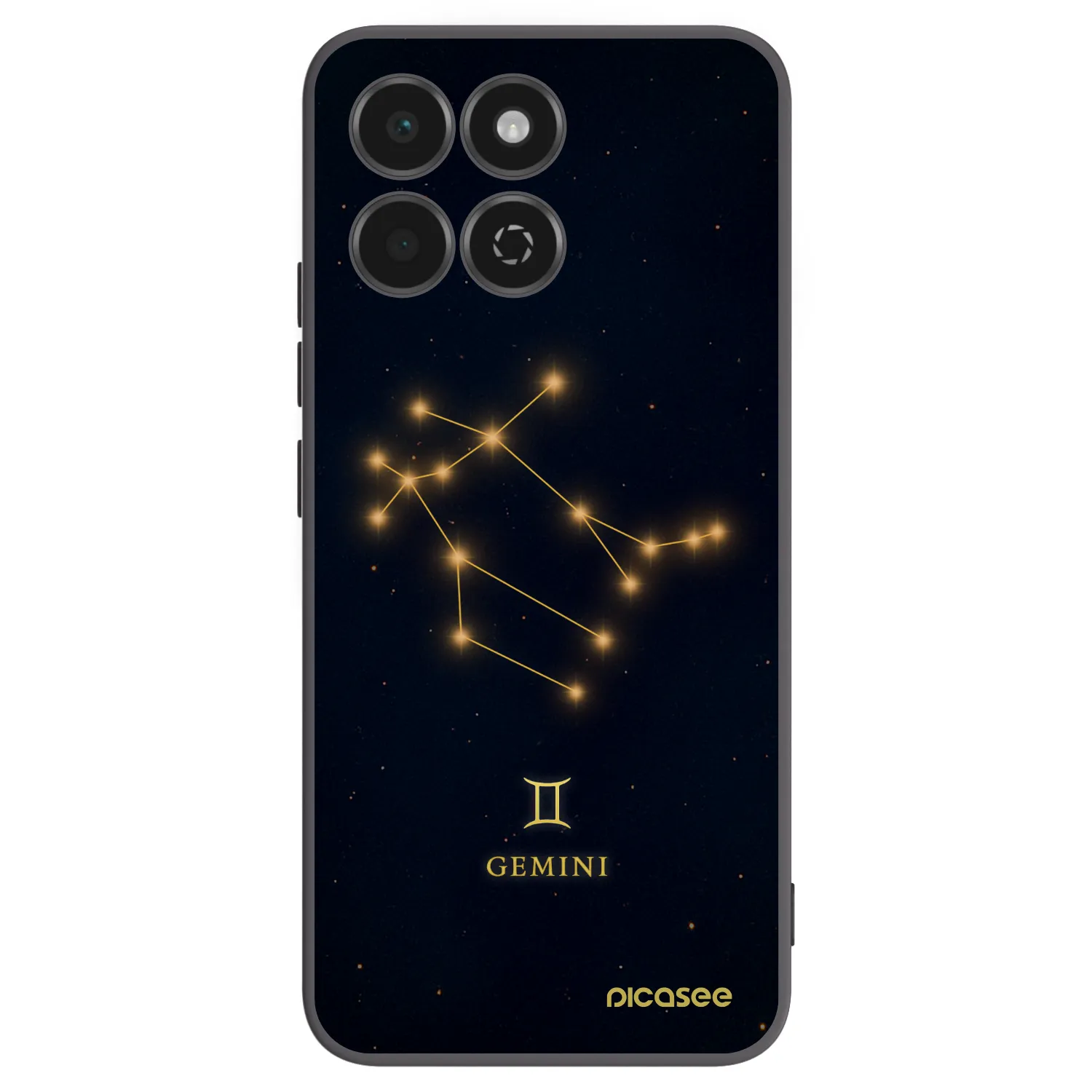Picasee crna silikonska maskica za Honor 200 Smart 5G - GEMINI