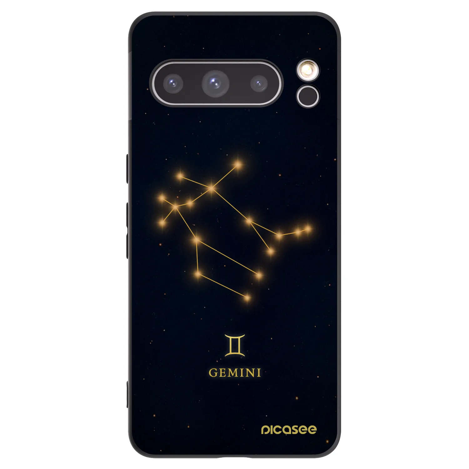 Picasee crna silikonska maskica za Google Pixel 8 Pro - GEMINI