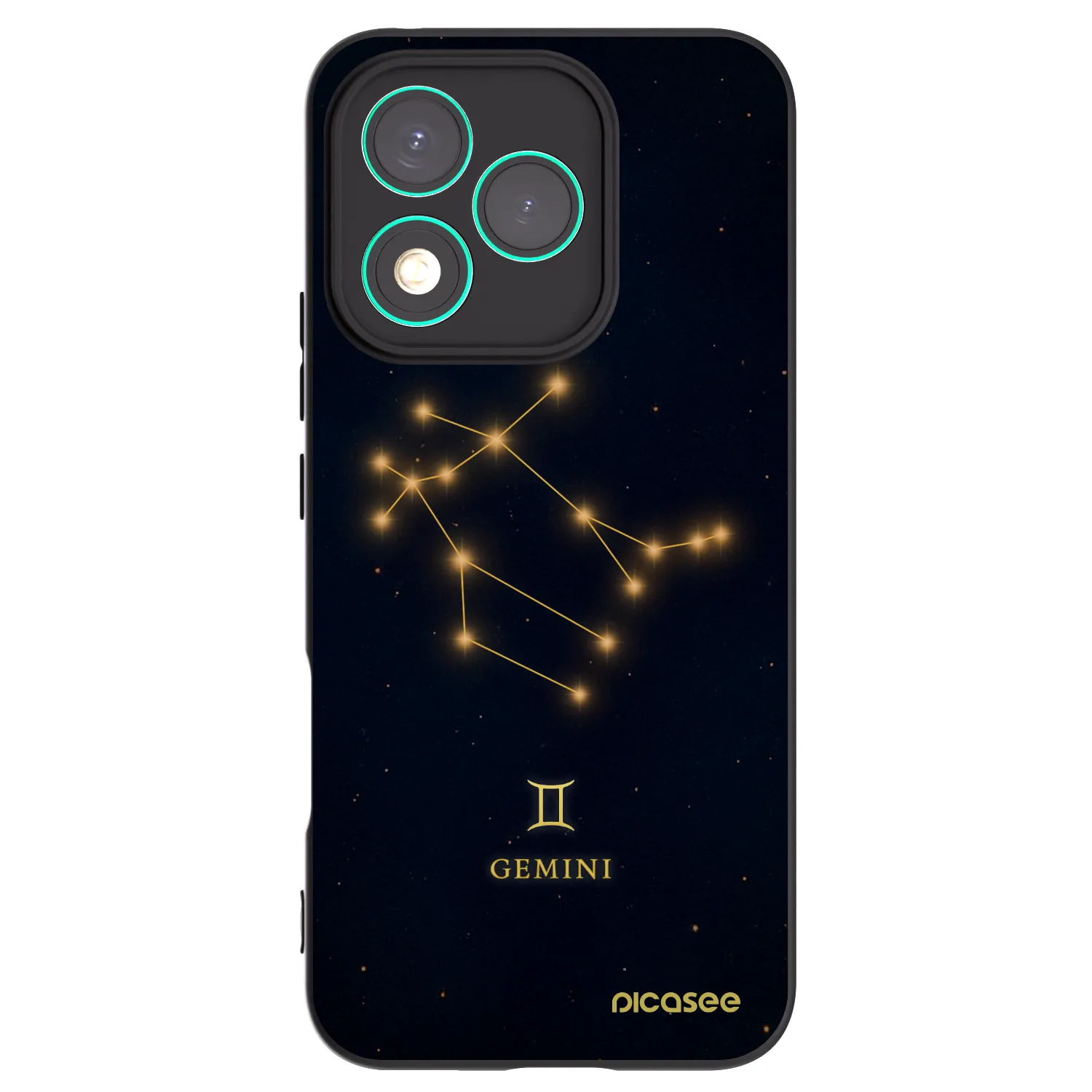 Picasee crna silikonska maskica za Honor 400 Lite 5G - GEMINI
