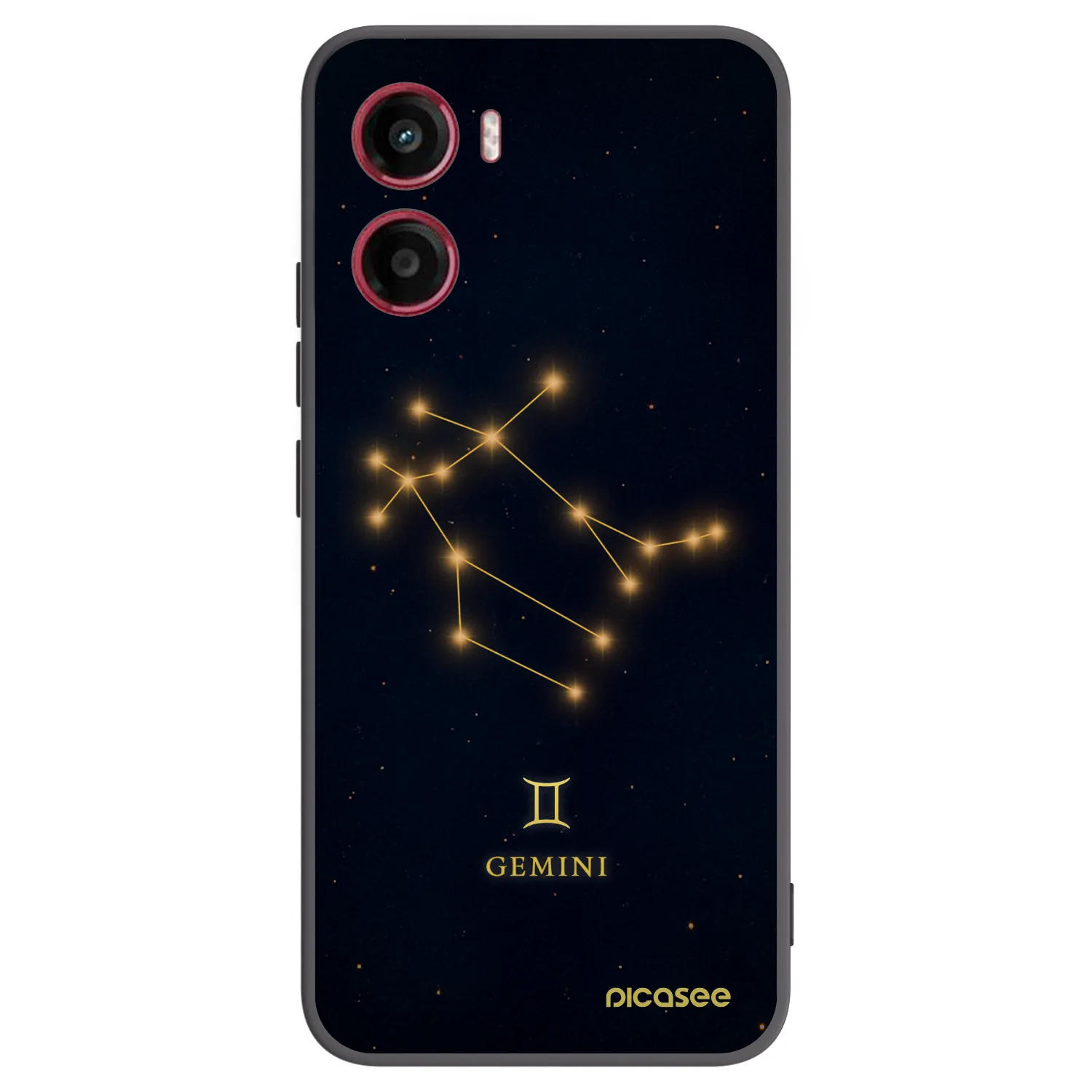Picasee crna silikonska maskica za Motorola Moto G05 - GEMINI