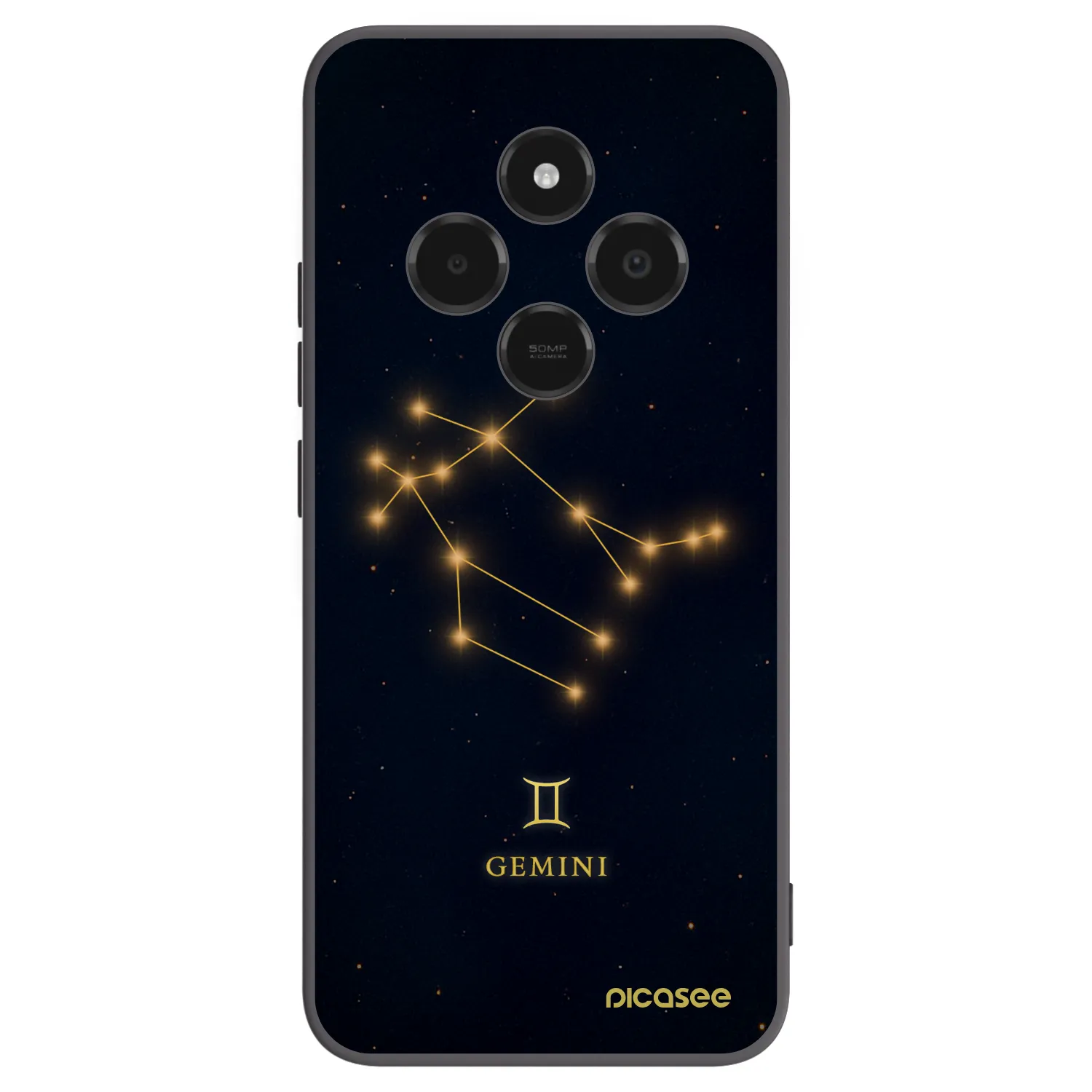 Picasee crna silikonska maskica za Xiaomi Poco C75 - GEMINI