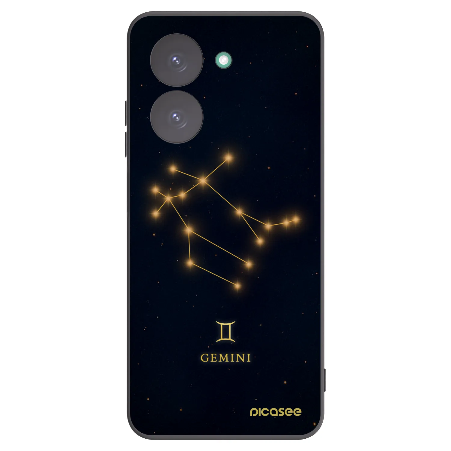 Picasee crna silikonska maskica za Xiaomi Redmi A5 - GEMINI