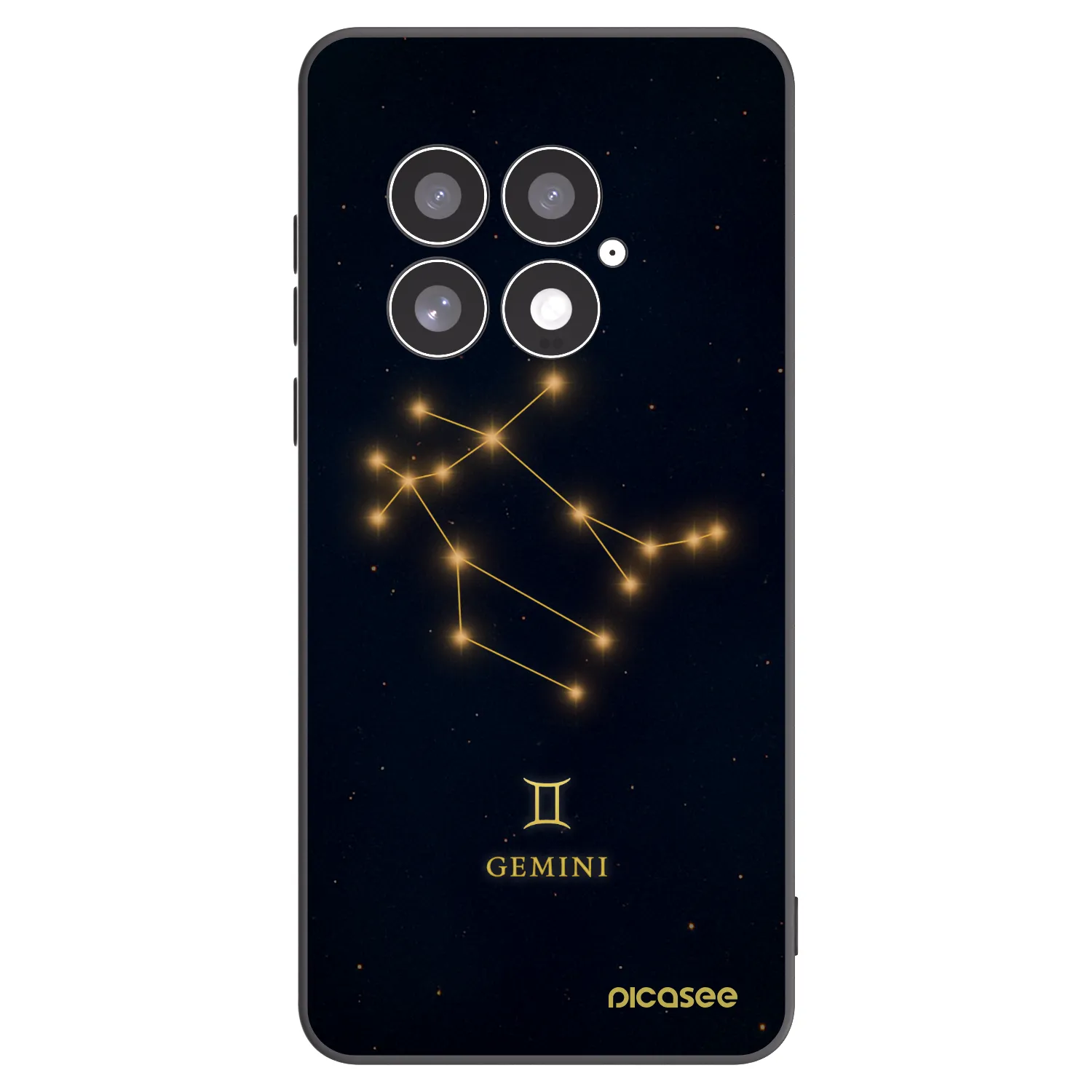 Picasee crna silikonska maskica za OnePlus 13 5G - GEMINI