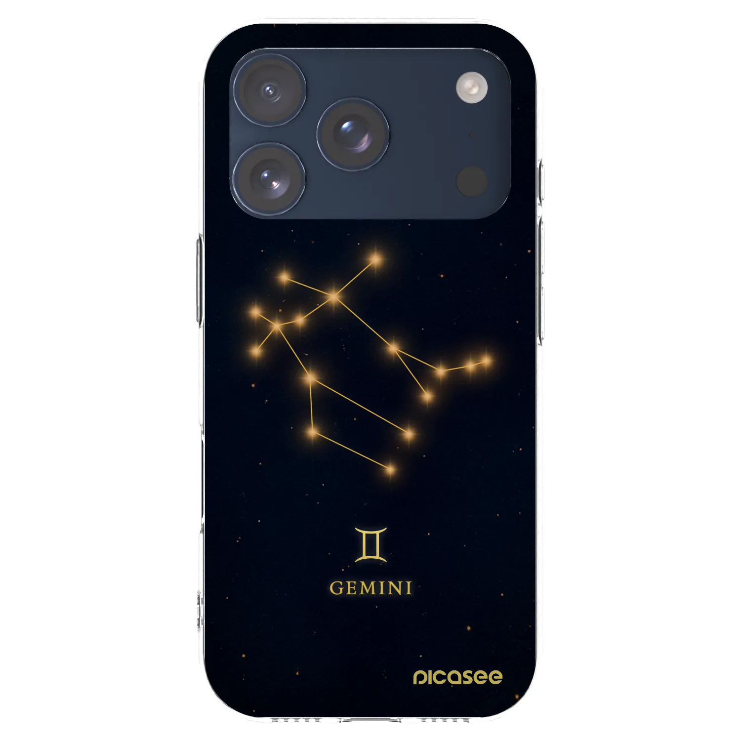 Picasee silikonska prozirna maskica za Apple iPhone 17 Pro - GEMINI