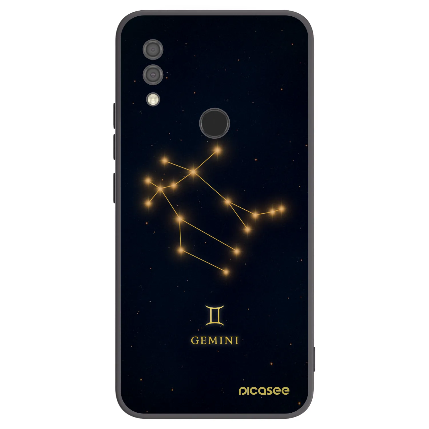 Picasee crna silikonska maskica za Xiaomi Redmi 7 - GEMINI