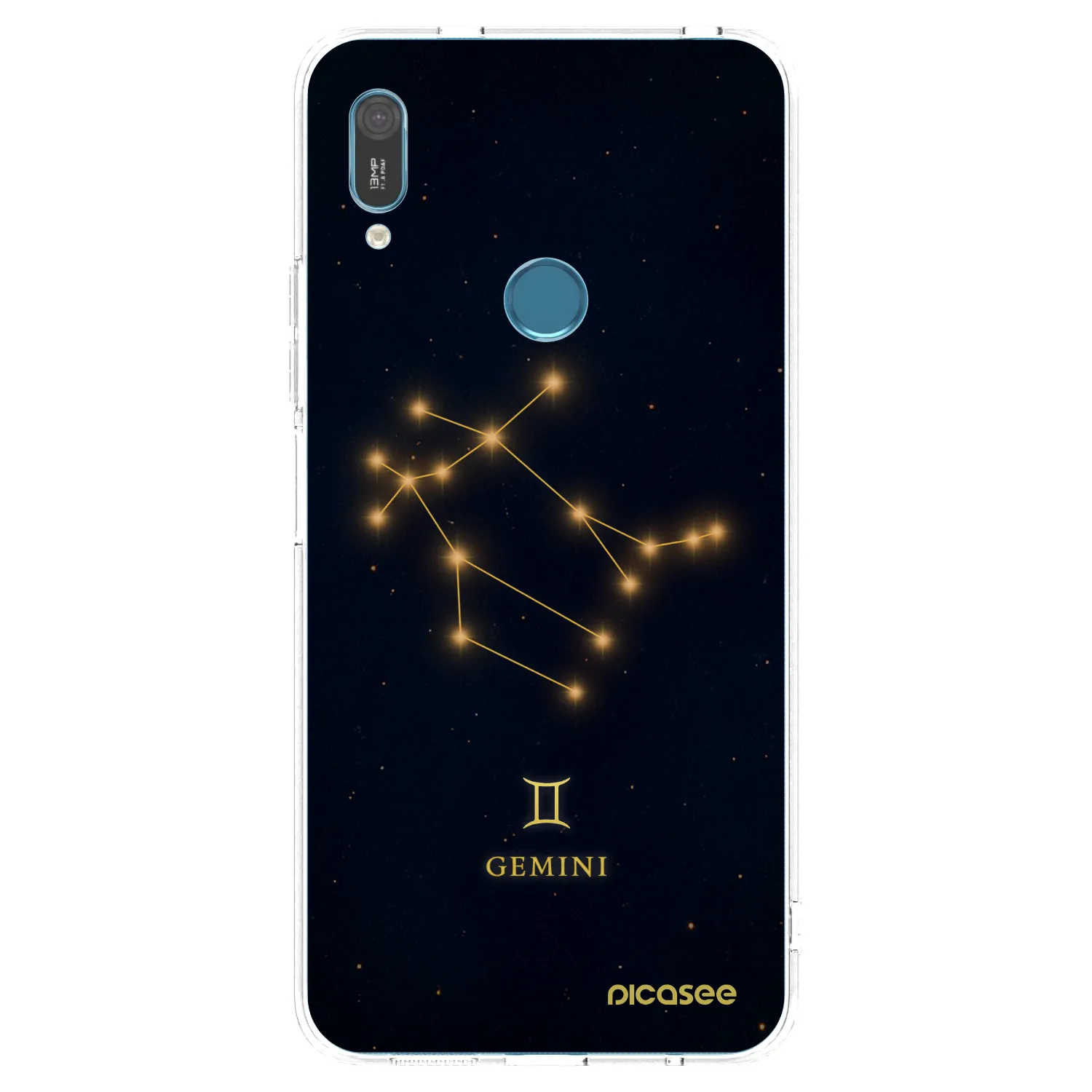 Picasee silikonska prozirna maskica za Huawei Y6 2019 - GEMINI