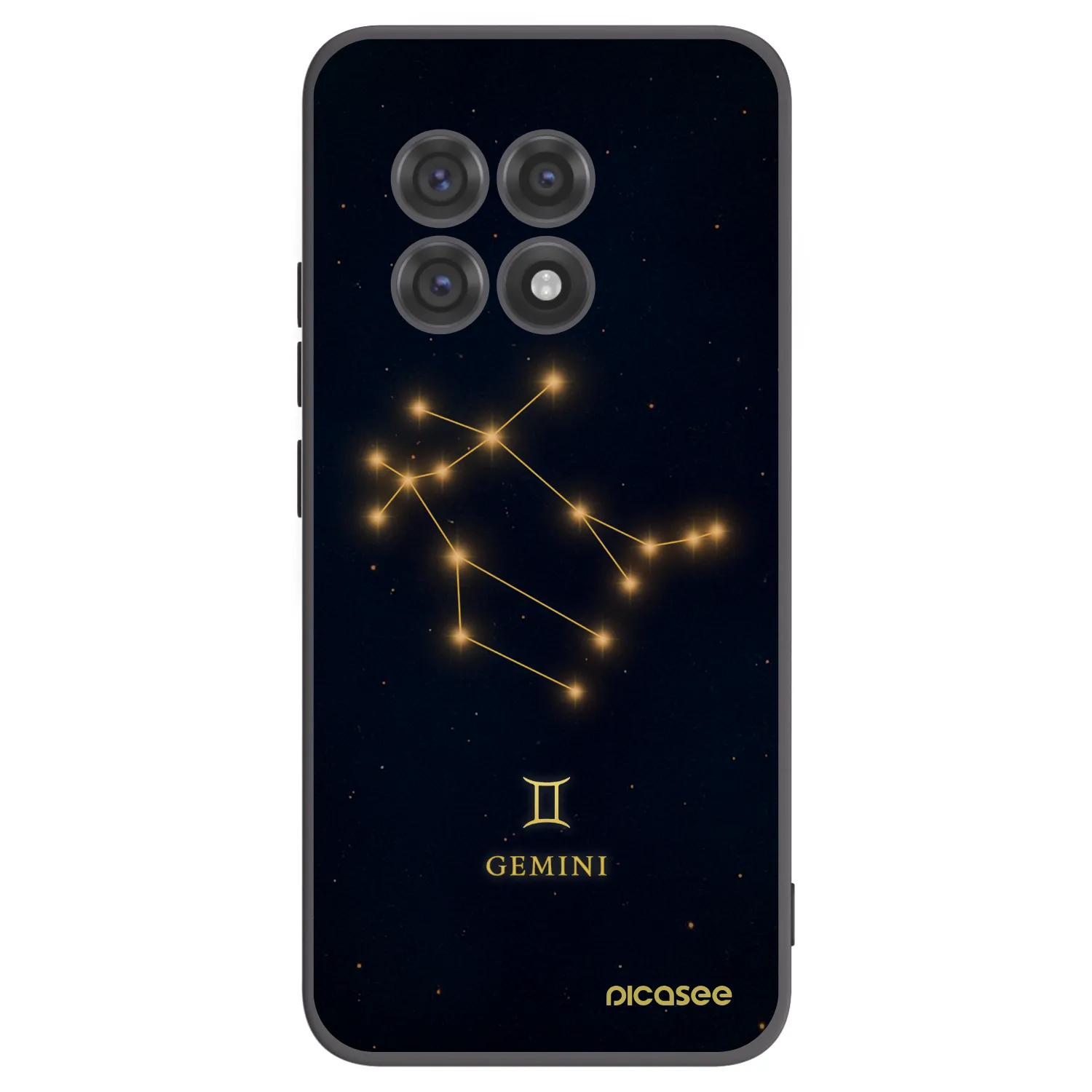 Picasee crna silikonska maskica za OnePlus 13R 5G - GEMINI