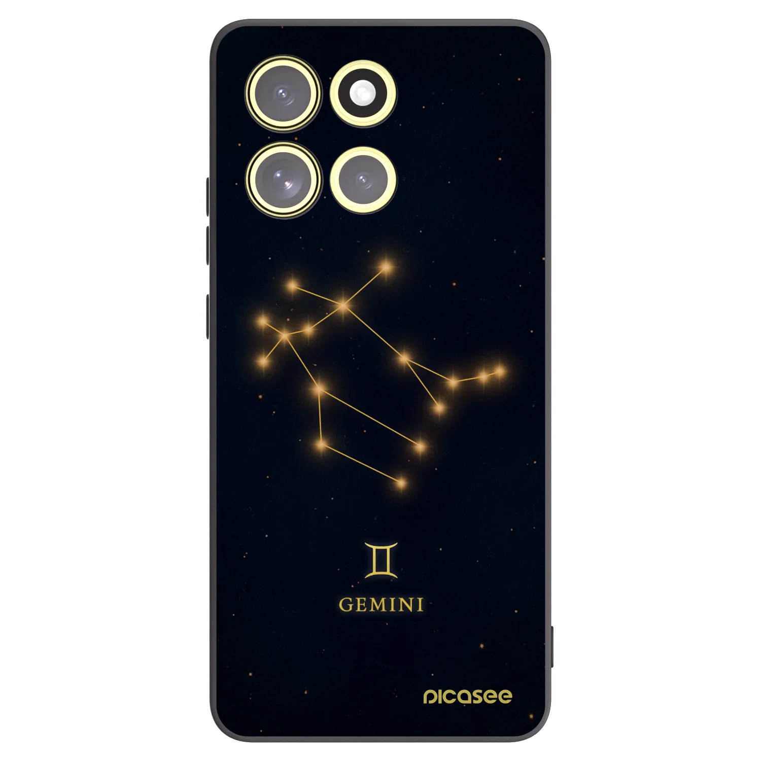 Picasee crna silikonska maskica za Motorola Moto G86 5G - GEMINI