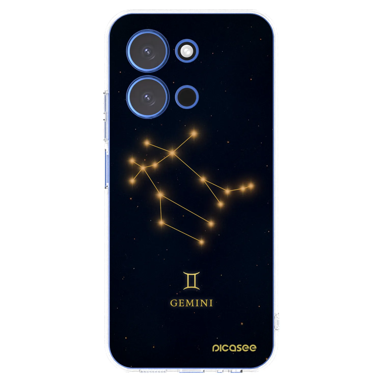 Picasee silikonska prozirna maskica za Xiaomi Redmi 15C 4G - GEMINI