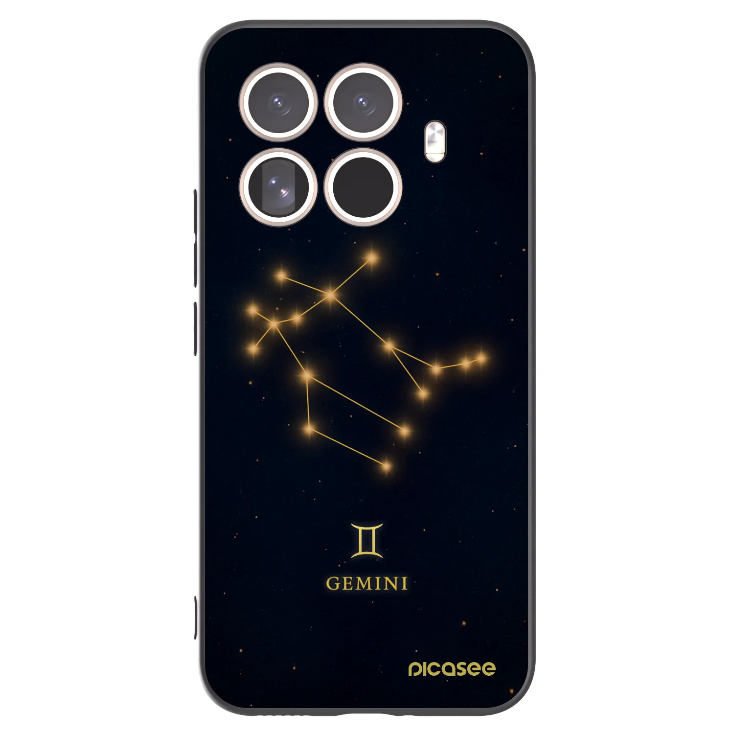 Picasee crna silikonska maskica za Xiaomi 15T Pro - GEMINI