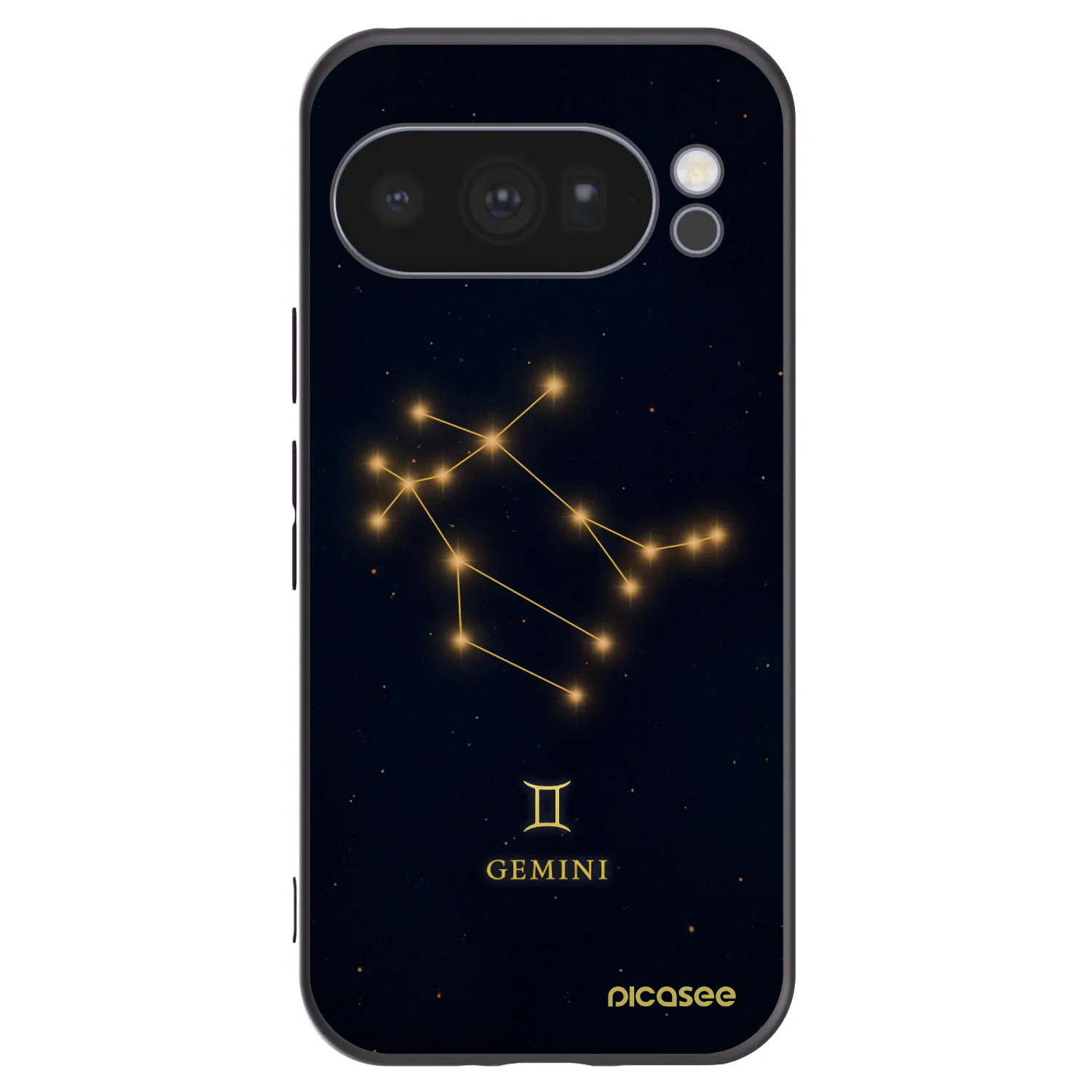 Picasee crna silikonska maskica za Google Pixel 10 Pro - GEMINI