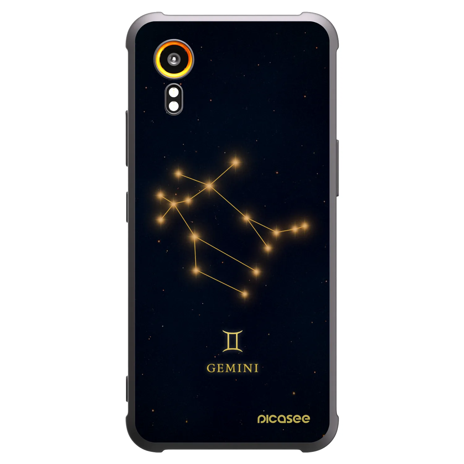 Picasee crna silikonska maskica za Samsung Galaxy Xcover 7 - GEMINI