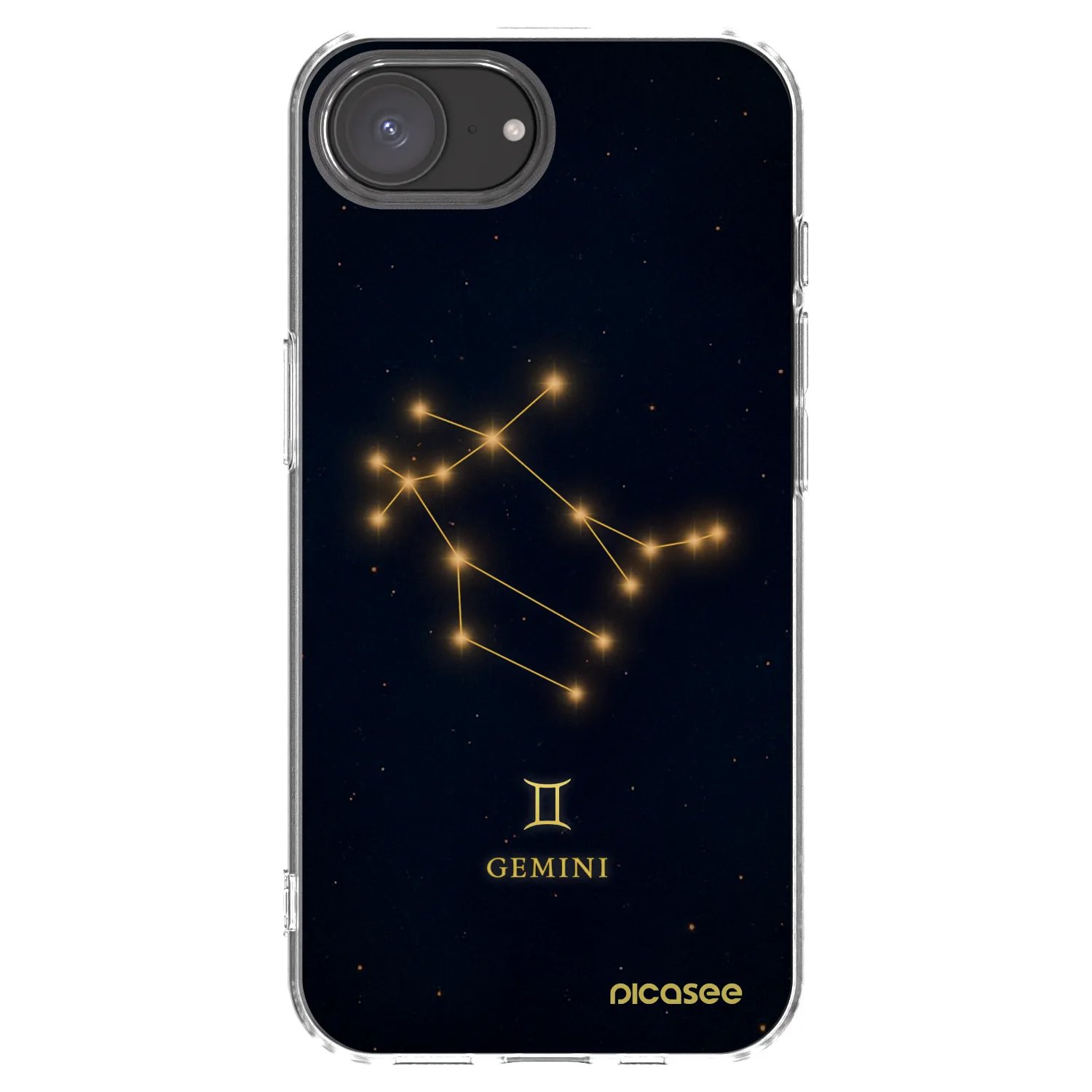 Picasee silikonska prozirna maskica za Apple iPhone 17e - GEMINI