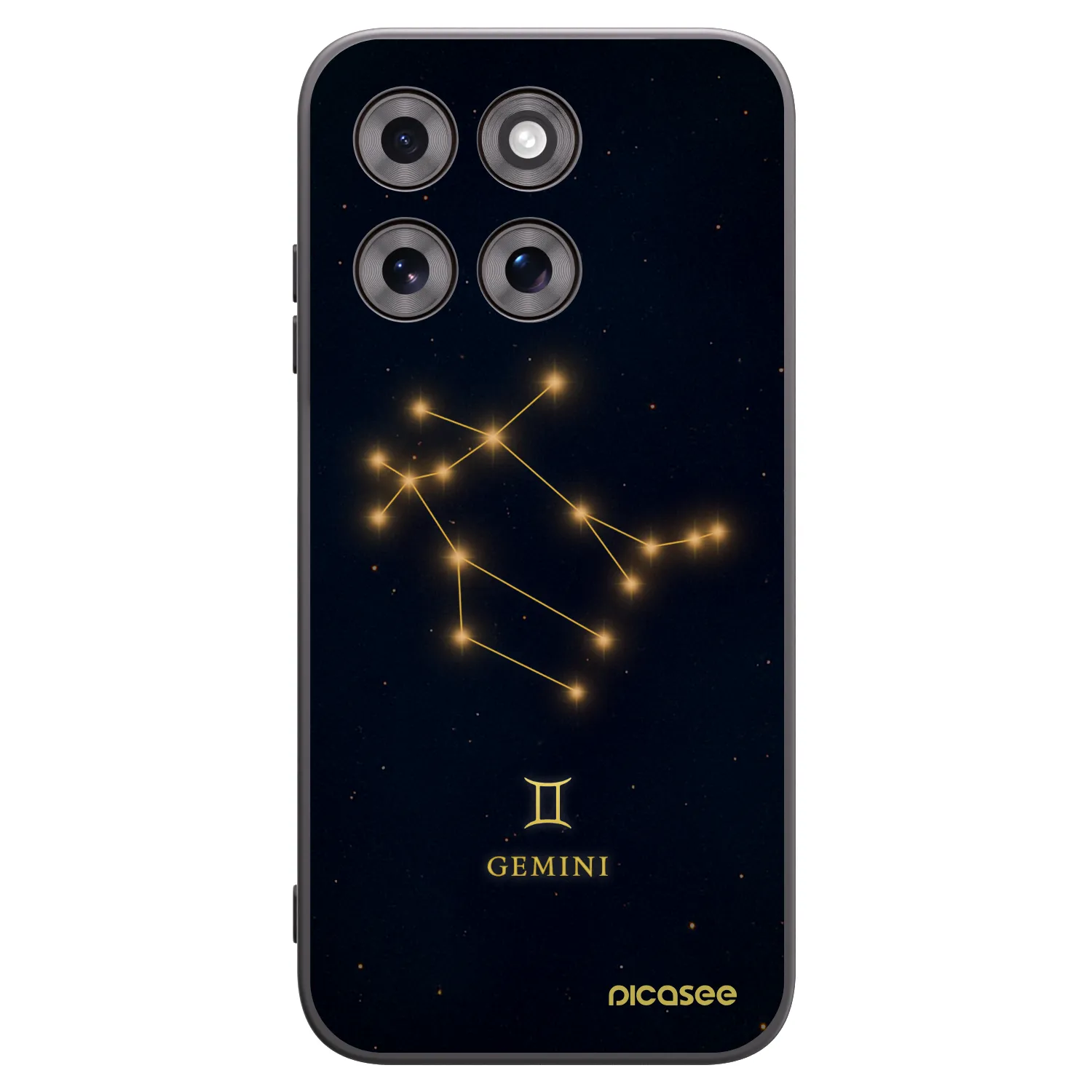 Picasee crna silikonska maskica za Motorola Moto G77 - GEMINI