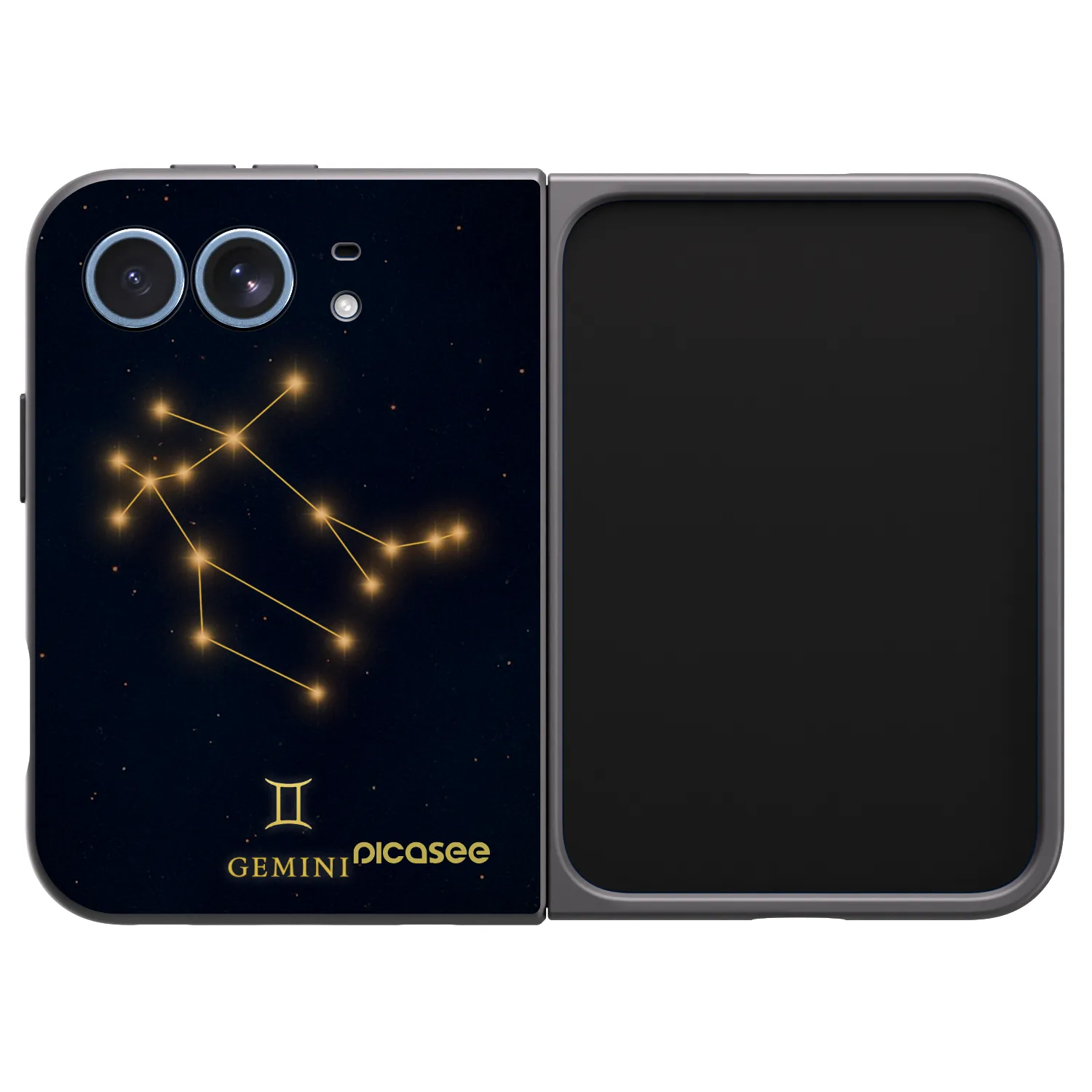 Picasee crna silikonska maskica za Apple iPhone Ultra - GEMINI