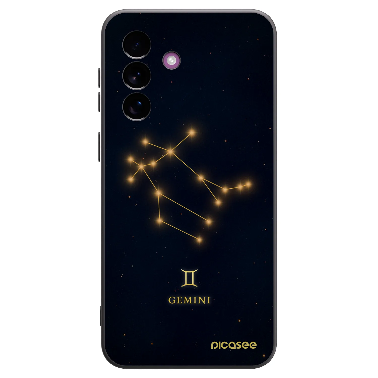 Picasee crna silikonska maskica za Samsung Galaxy A37 - GEMINI