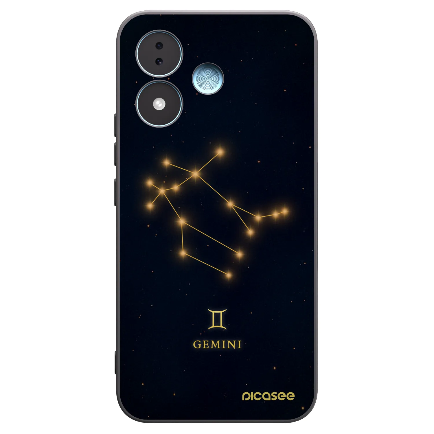Picasee crna silikonska maskica za Xiaomi Redmi Note 17 5G - GEMINI