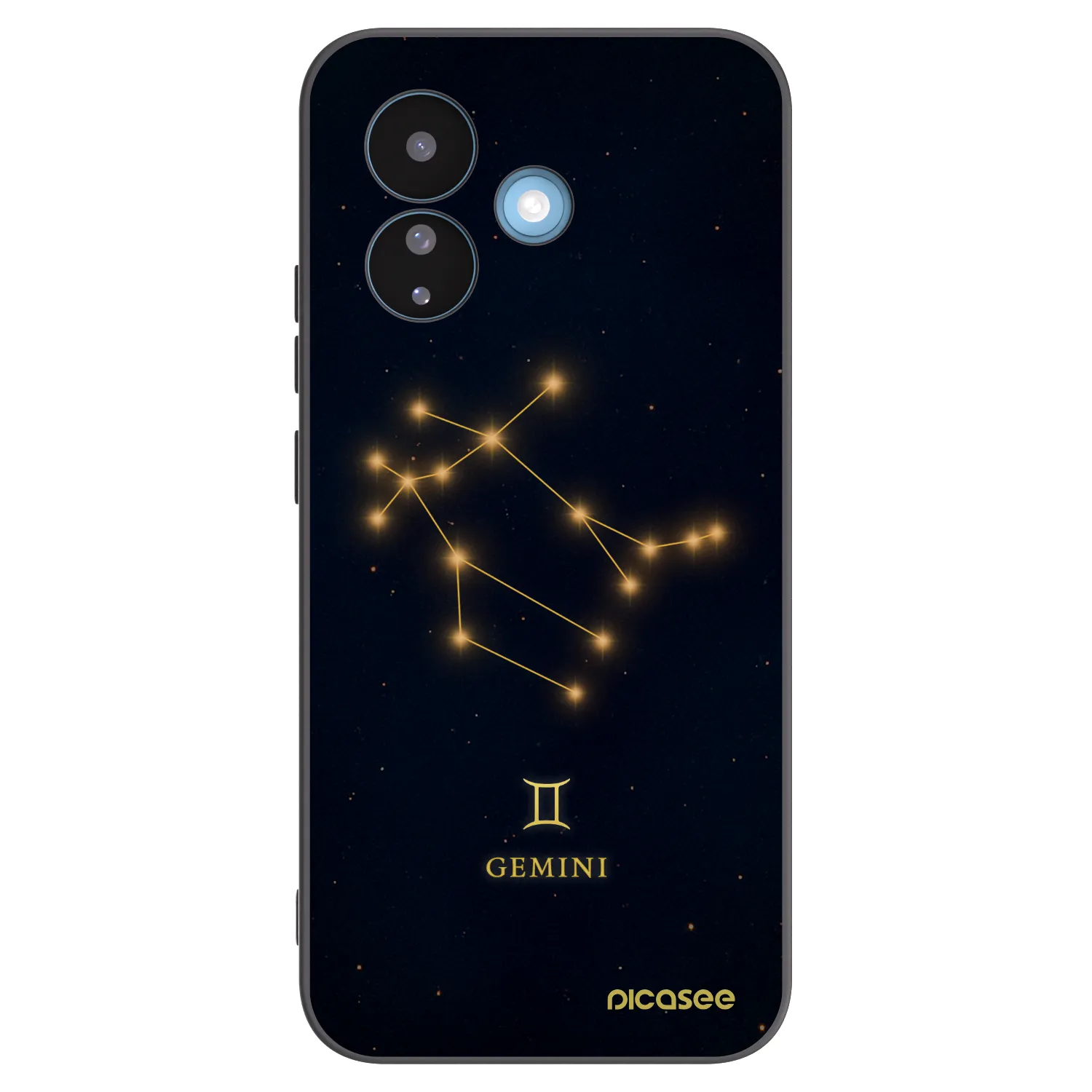 Picasee crna silikonska maskica za Xiaomi Redmi Note 17 Pro 5G - GEMINI