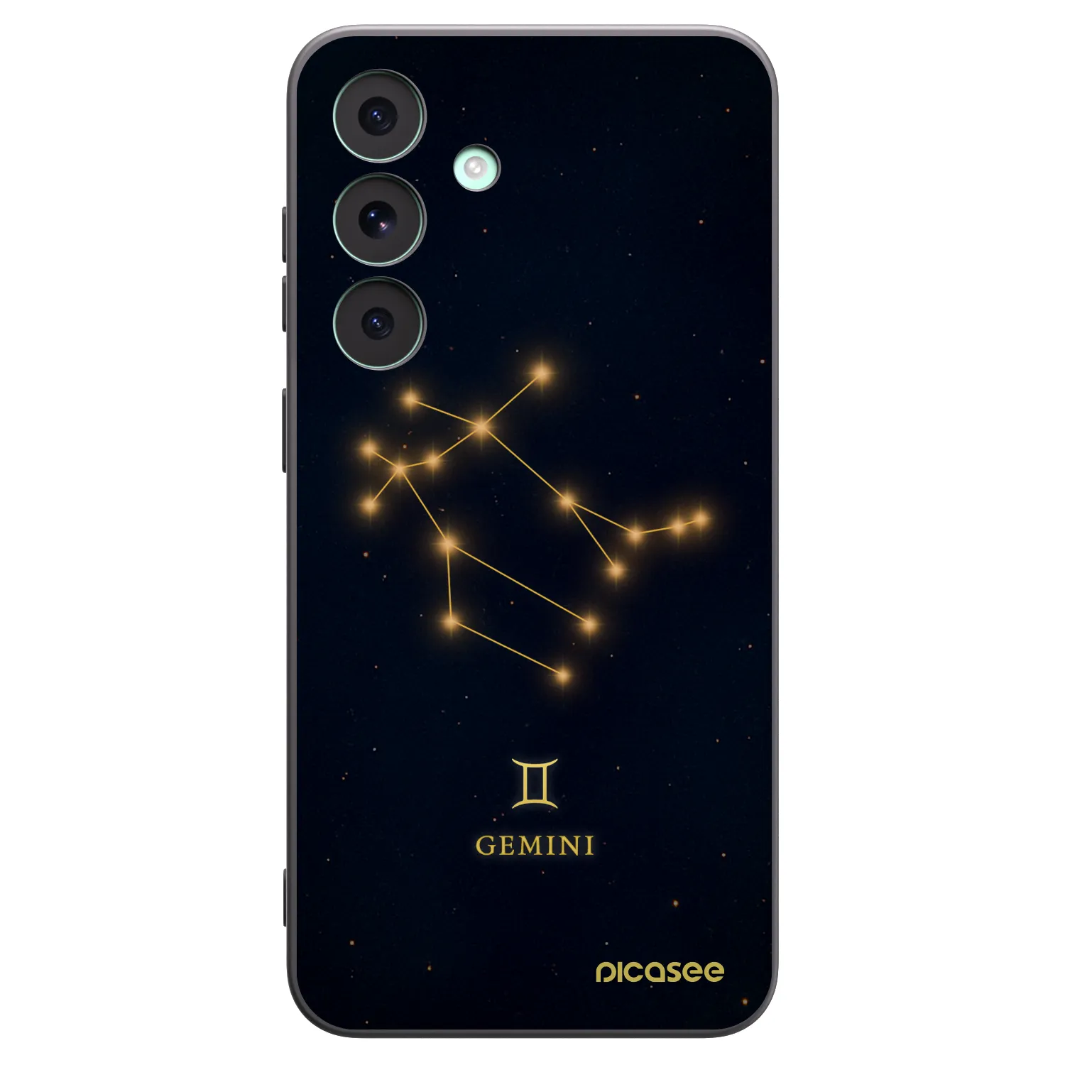 Picasee crna silikonska maskica za Samsung Galaxy S26 FE - GEMINI