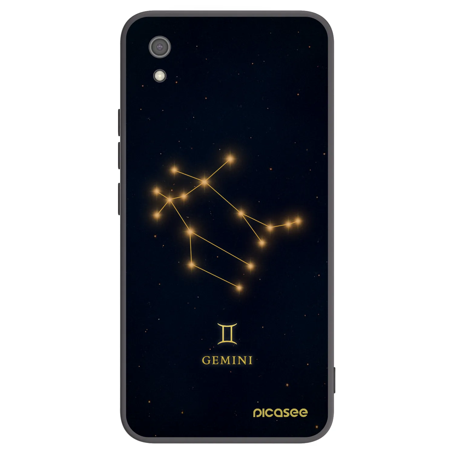Picasee crna silikonska maskica za Xiaomi Redmi 7A - GEMINI