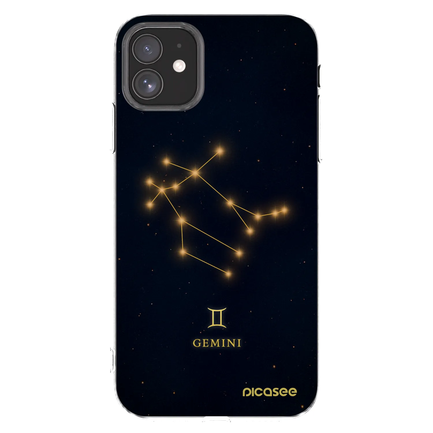 Picasee silikonska prozirna maskica za Apple iPhone 11 - GEMINI