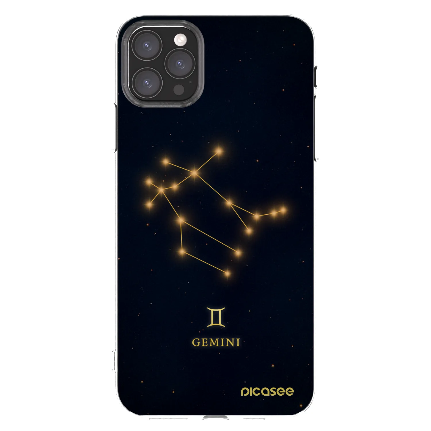 Picasee silikonska prozirna maskica za Apple iPhone 11 Pro Max - GEMINI