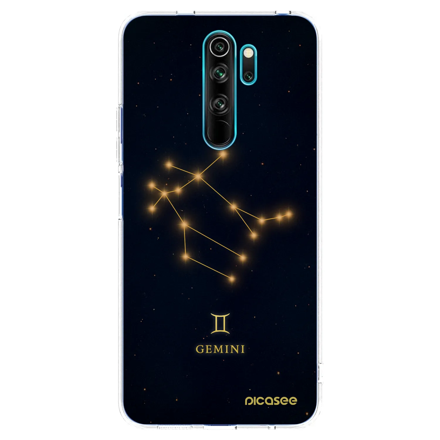 Picasee silikonska prozirna maskica za Xiaomi Redmi Note 8 Pro - GEMINI