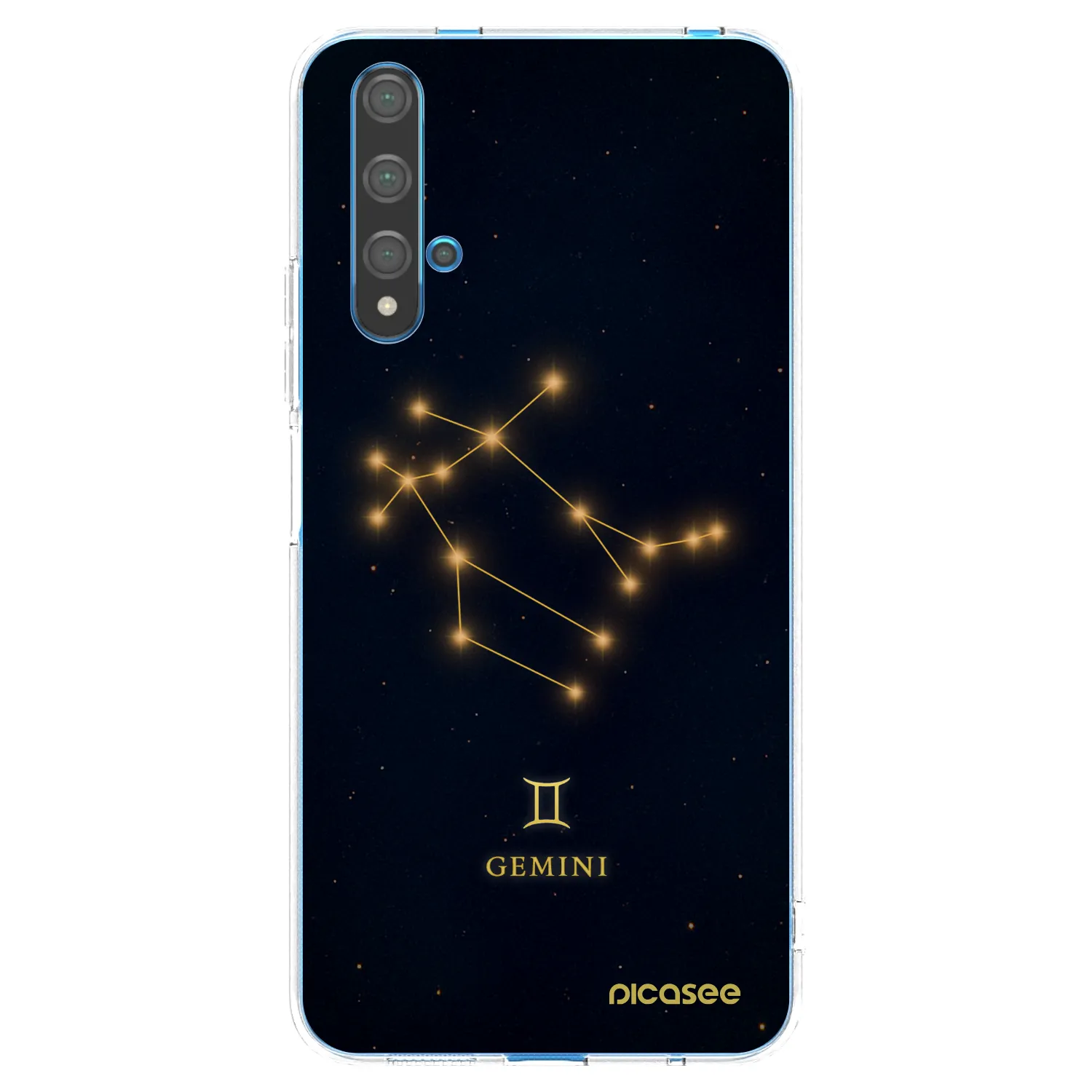 Picasee silikonska prozirna maskica za Huawei Nova 5T - GEMINI