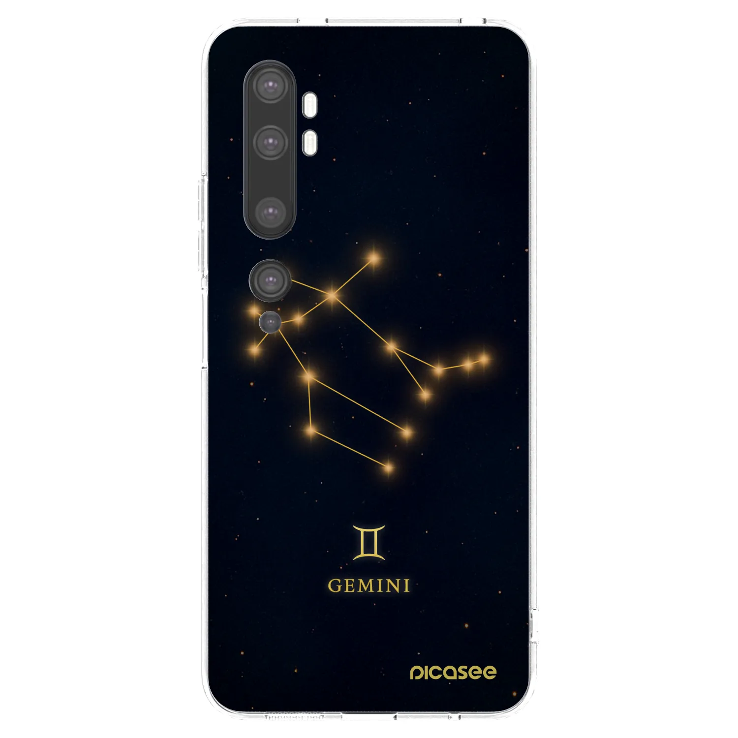 Picasee silikonska prozirna maskica za Xiaomi Mi Note 10 (Pro) - GEMINI