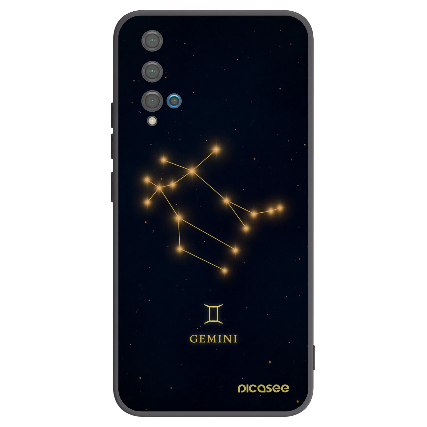 Picasee crna silikonska maskica za Huawei Nova 5T - GEMINI