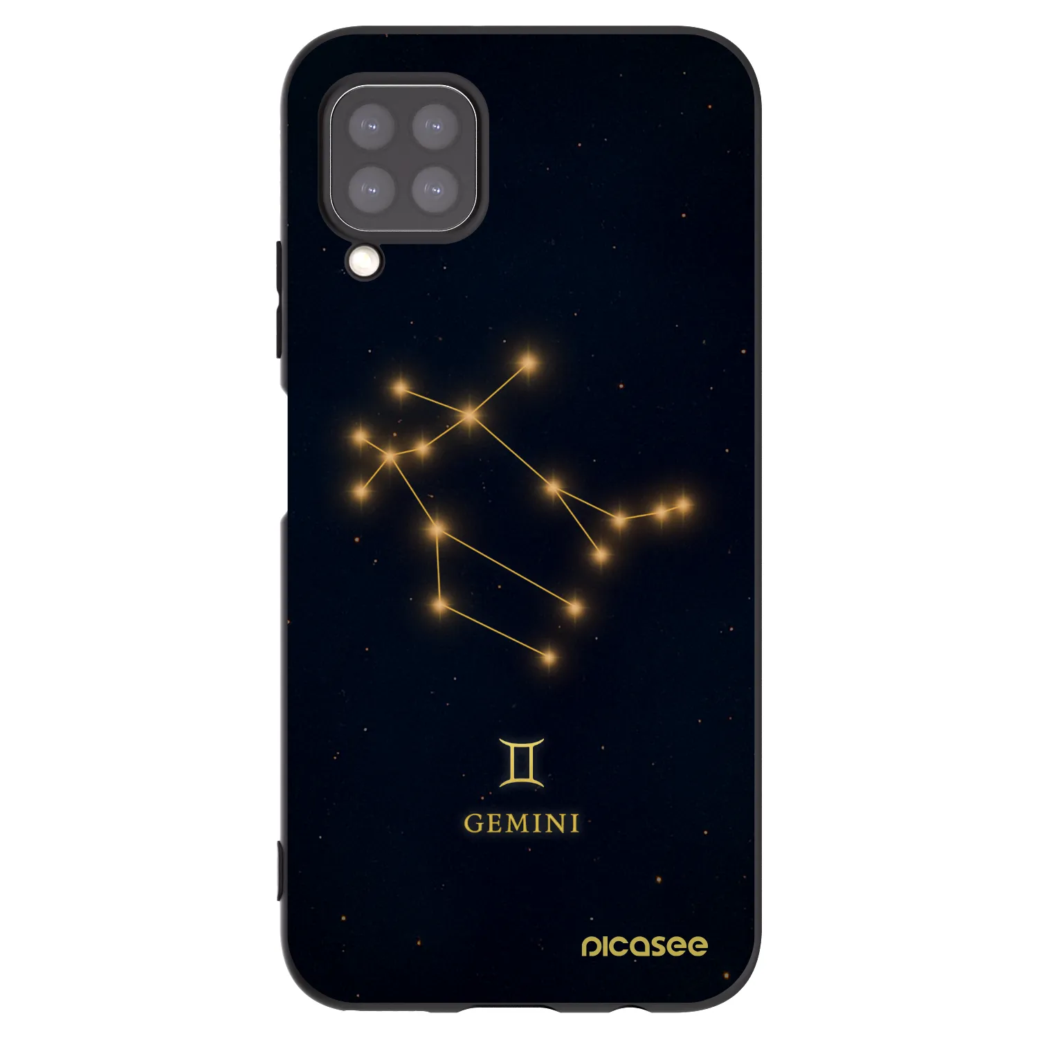Picasee crna silikonska maskica za Huawei P40 Lite - GEMINI