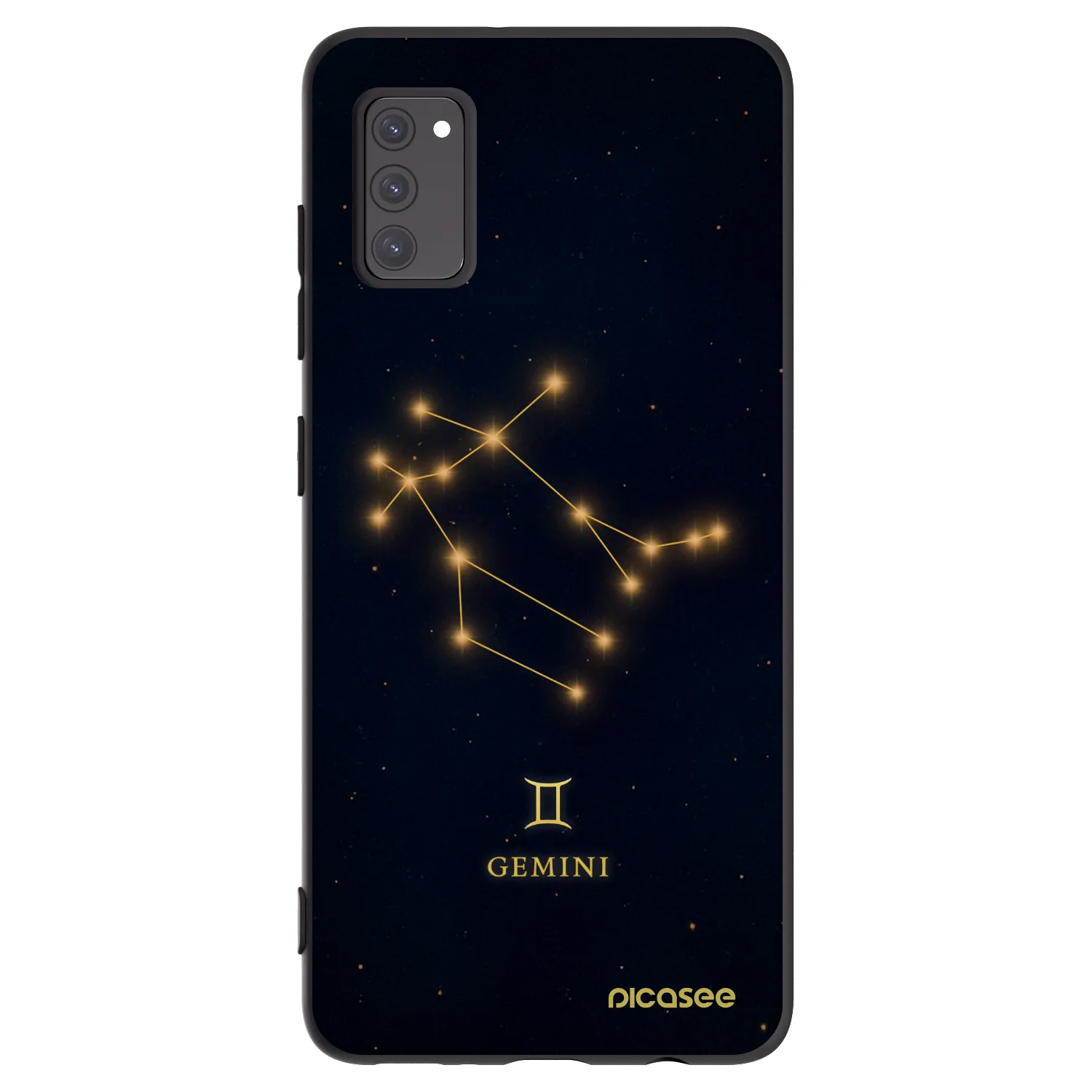 Picasee crna silikonska maskica za Samsung Galaxy A41 A415F - GEMINI