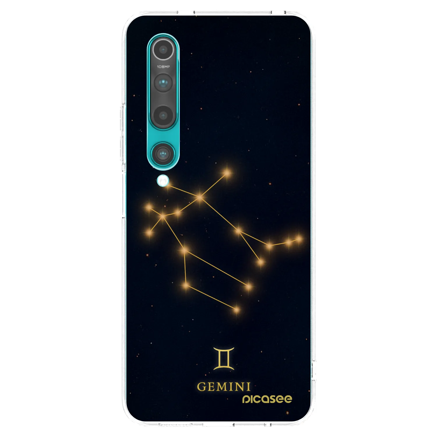 Picasee silikonska prozirna maskica za Xiaomi Mi 10 - GEMINI