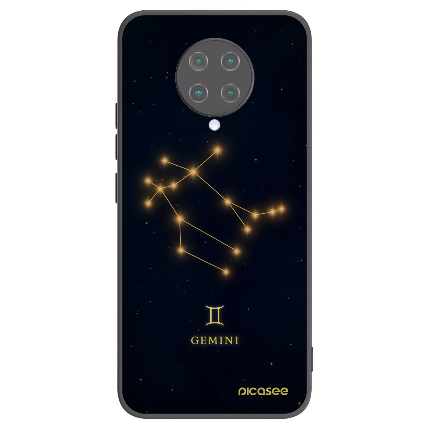 Picasee crna silikonska maskica za Xiaomi Poco F2 Pro - GEMINI