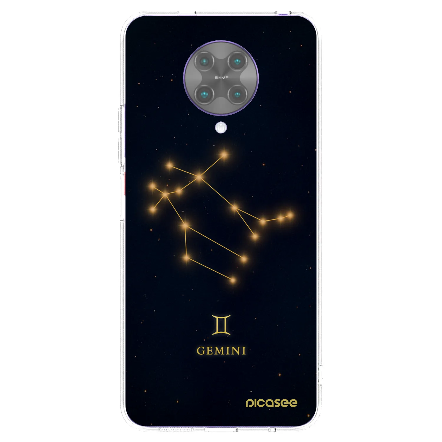 Picasee silikonska prozirna maskica za Xiaomi Poco F2 Pro - GEMINI