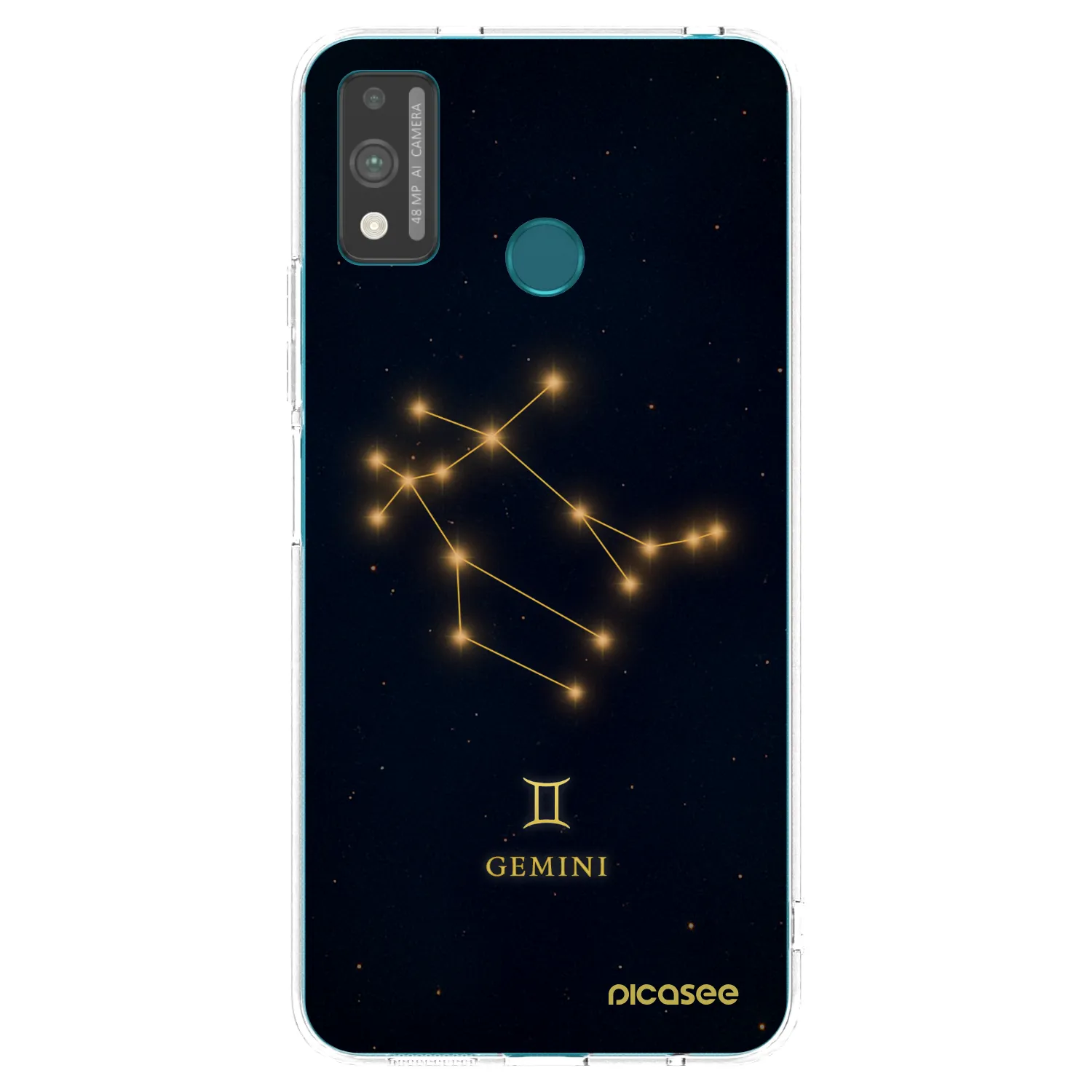 Picasee silikonska prozirna maskica za Honor 9X Lite - GEMINI