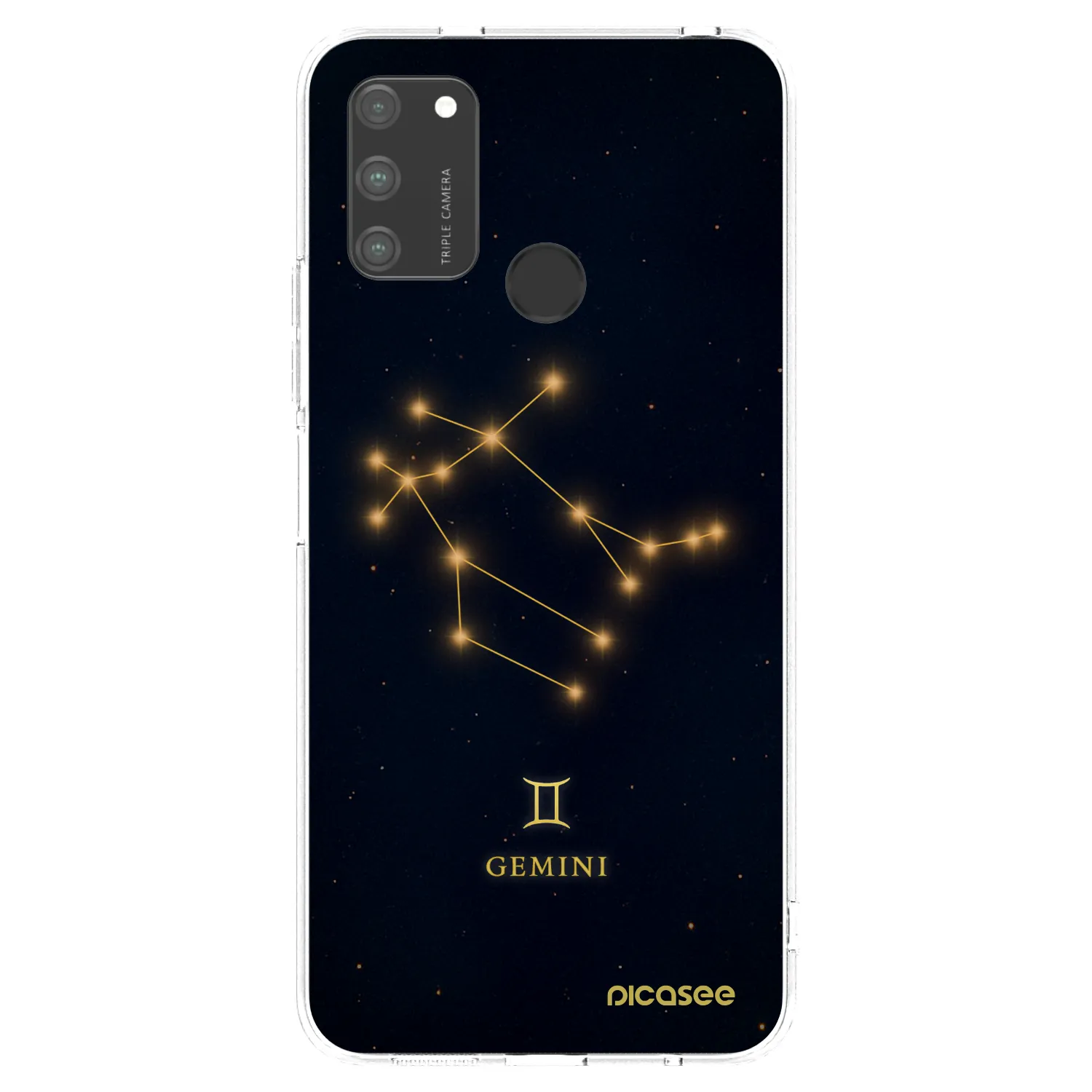 Picasee silikonska prozirna maskica za Honor 9A - GEMINI