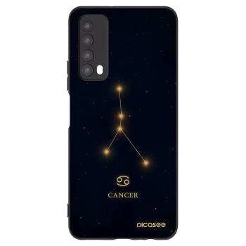Picasee crna silikonska maskica za Huawei P Smart 2021 - CANCER