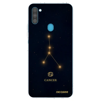 Picasee silikonska prozirna maskica za Samsung Galaxy M11 - CANCER