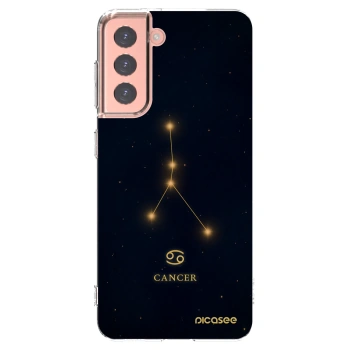 Picasee silikonska prozirna maskica za Samsung Galaxy S21 5G G991B - CANCER