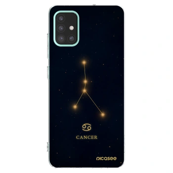 Picasee silikonska prozirna maskica za Samsung Galaxy M31s - CANCER