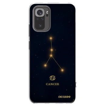 Picasee silikonska prozirna maskica za Xiaomi Redmi Note 10 - CANCER