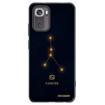 Picasee crna silikonska maskica za Xiaomi Redmi Note 10S - CANCER
