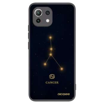 Picasee crna silikonska maskica za Xiaomi Mi 11 Lite - CANCER