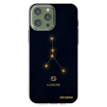 Picasee silikonska prozirna maskica za Apple iPhone 13 Pro Max - CANCER