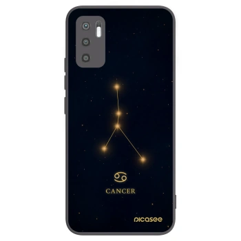 Picasee crna silikonska maskica za Xiaomi Redmi Note 10 5G - CANCER