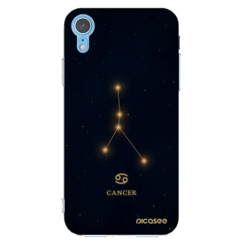 Picasee silikonska prozirna maskica za Apple iPhone XR - CANCER